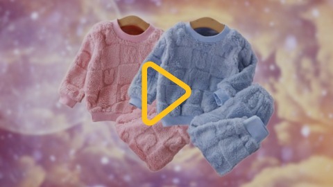 Дитяча плюшева піжама для затишного сну